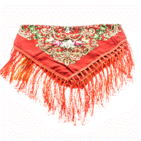 Платок женский Платочная мануфактура 80%шерсть,20% вискоза (1002-2)