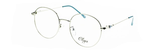 Eligio оправа 2-015 (2029)серебро+голубой+фут - фото 15201