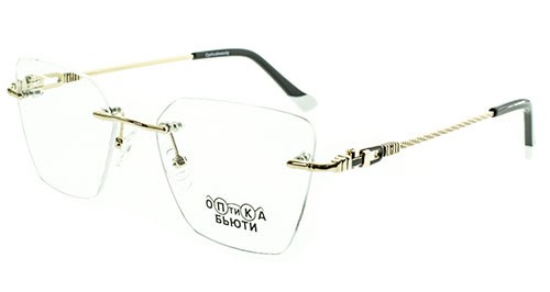 Оптика Бьюти безободковая оправа 25623 с1 мет - фото 26867