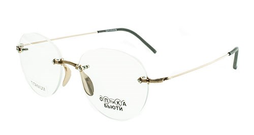 Оптика Бьюти безободковая оправа 16076 с11 мет - фото 26879